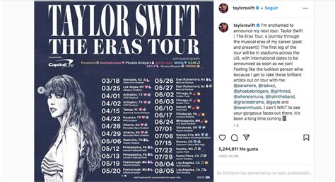 Jun 22, 2023 · Starting Thursday, Aug. 24, 12-time Grammy winner Taylor Swift will kick off the international leg of her ‘Eras’ Tour at Mexico City’s Foro Sol with four huge concerts on back-to-back-to ... 